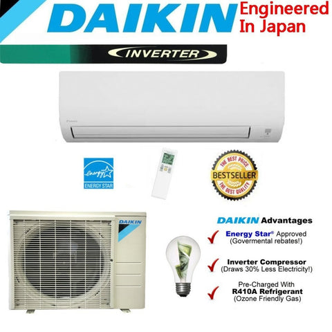 Daikin 24000 BTU Ductless Mini Split rx24n - d-airconditioning